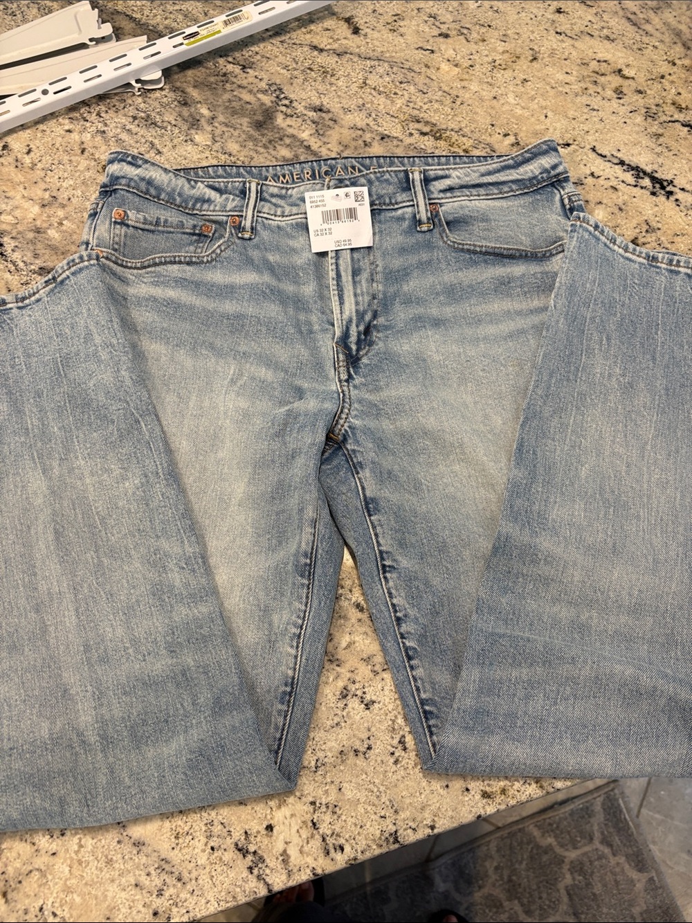 American Eagle Outfitters Light Wash Men's Athletic Straight  Jeans